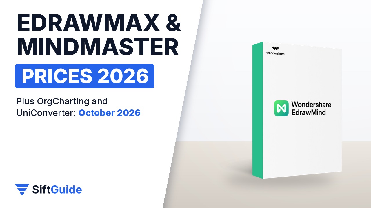 EdrawMax, MindMaster, OrgCharting and UniConverter: Wondershare Productivity Tools and Prices (October 2026)