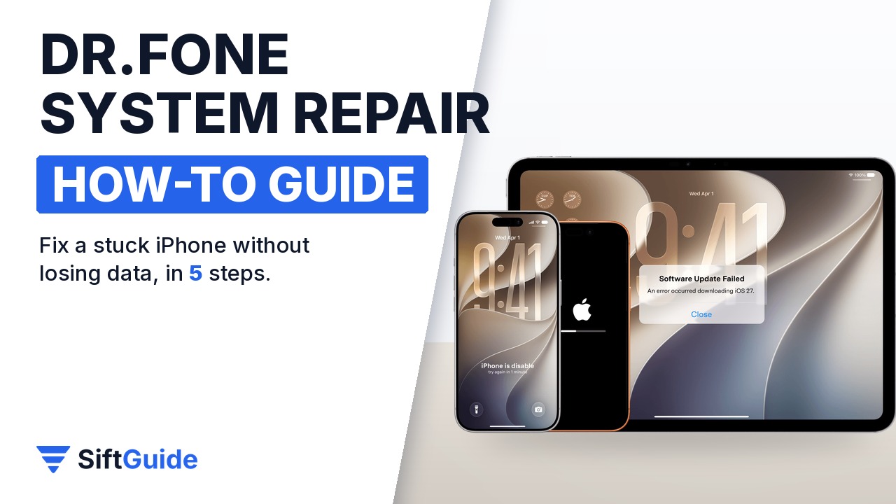 How to Fix an iPhone Stuck on the Apple Logo with Dr.Fone System Repair (5 Steps)