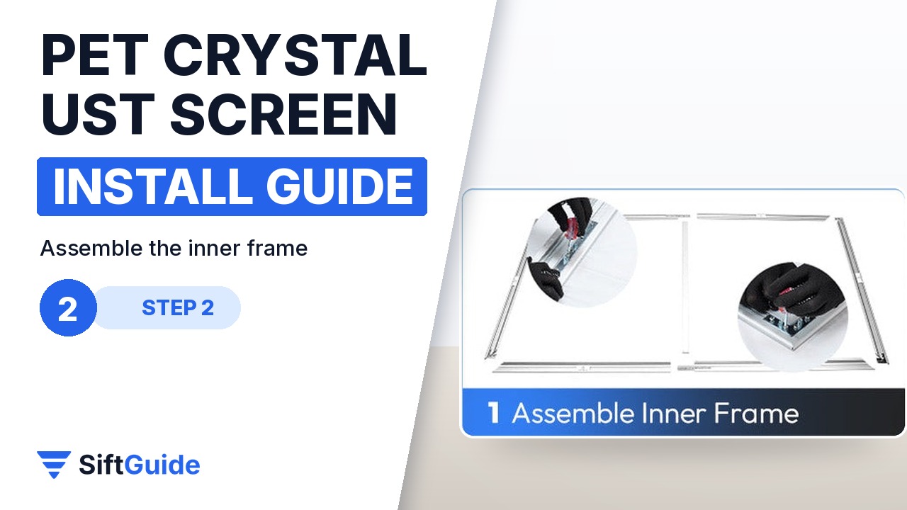 Step 1 of the official guide: assemble the inner frame