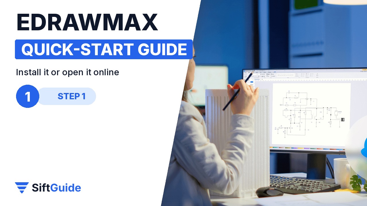 EdrawMax all-in-one diagram software start screen
