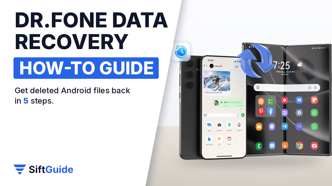 How to Recover Deleted Photos and Files on Android with Dr.Fone Data Recovery (5 Steps)
