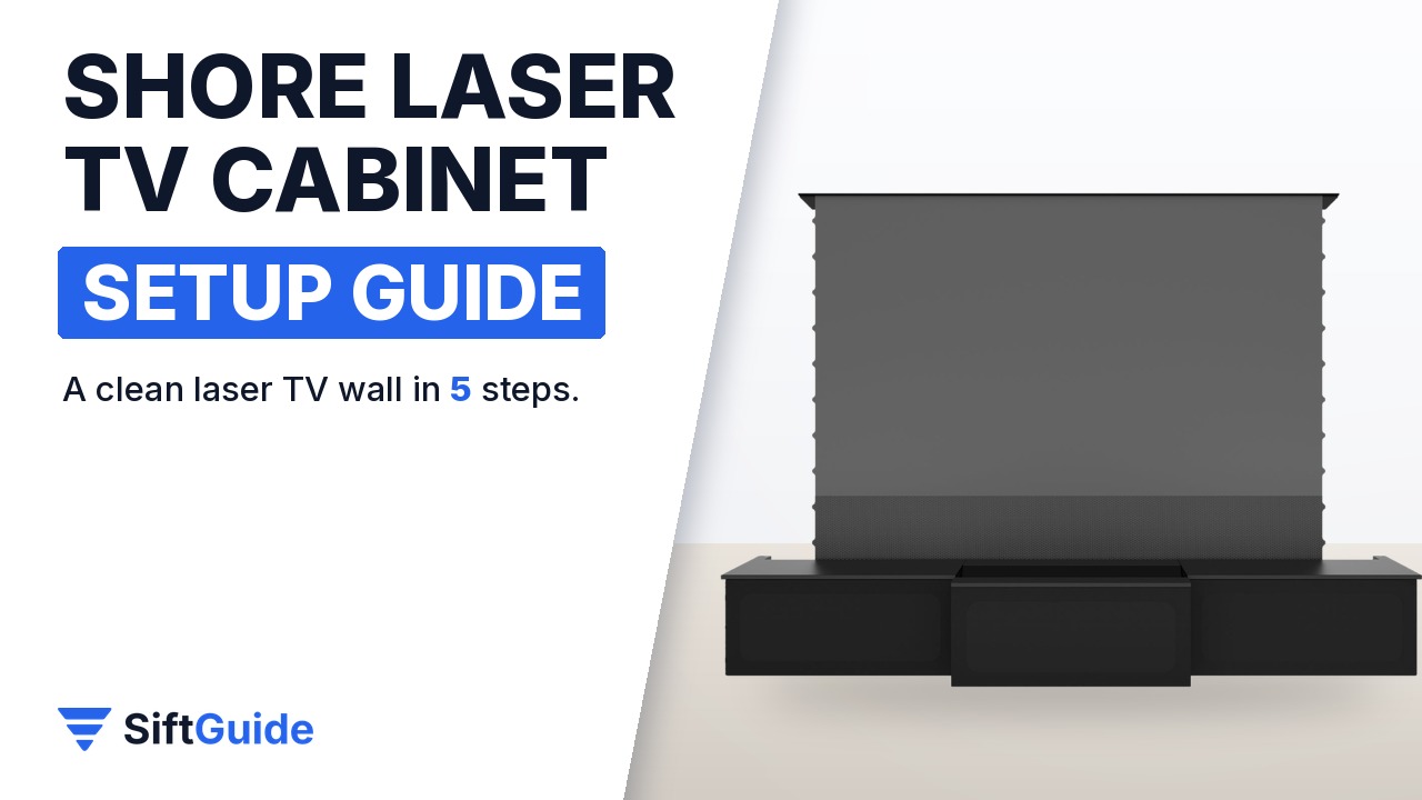 How to Set Up a Laser TV Cabinet: Shore Motorized Flat Pack Cabinet in 5 Steps