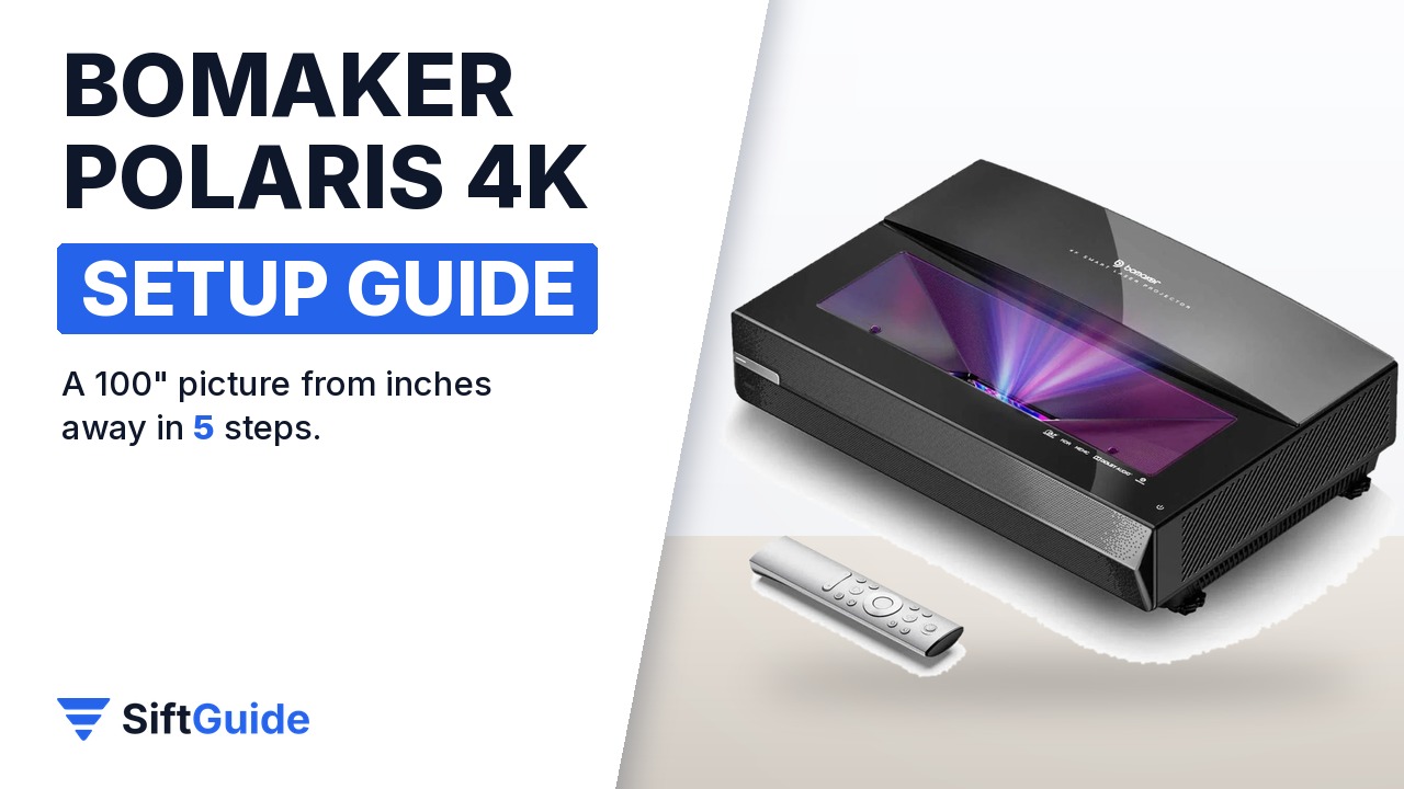 How to Set Up the Bomaker Polaris 4K UST Laser Projector in 5 Steps