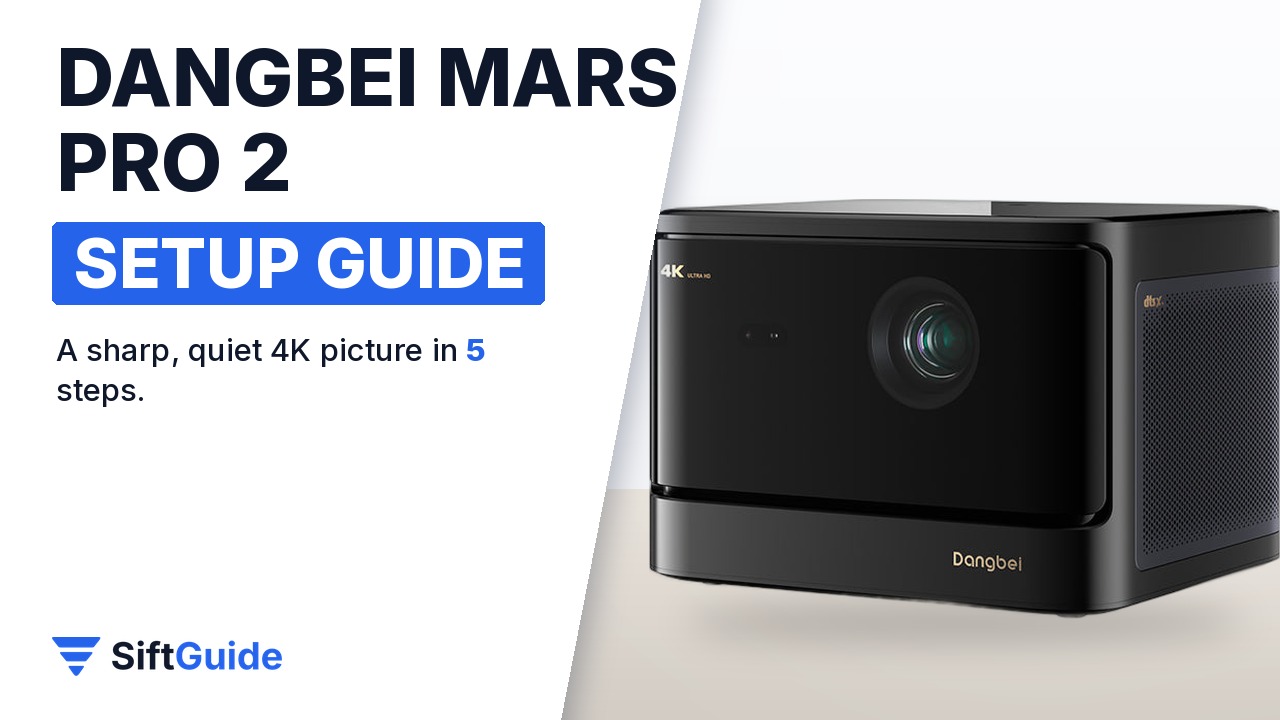 How to Set Up the Dangbei Mars Pro 2 4K Laser Projector: Placement, Auto Setup, Google TV and Sound