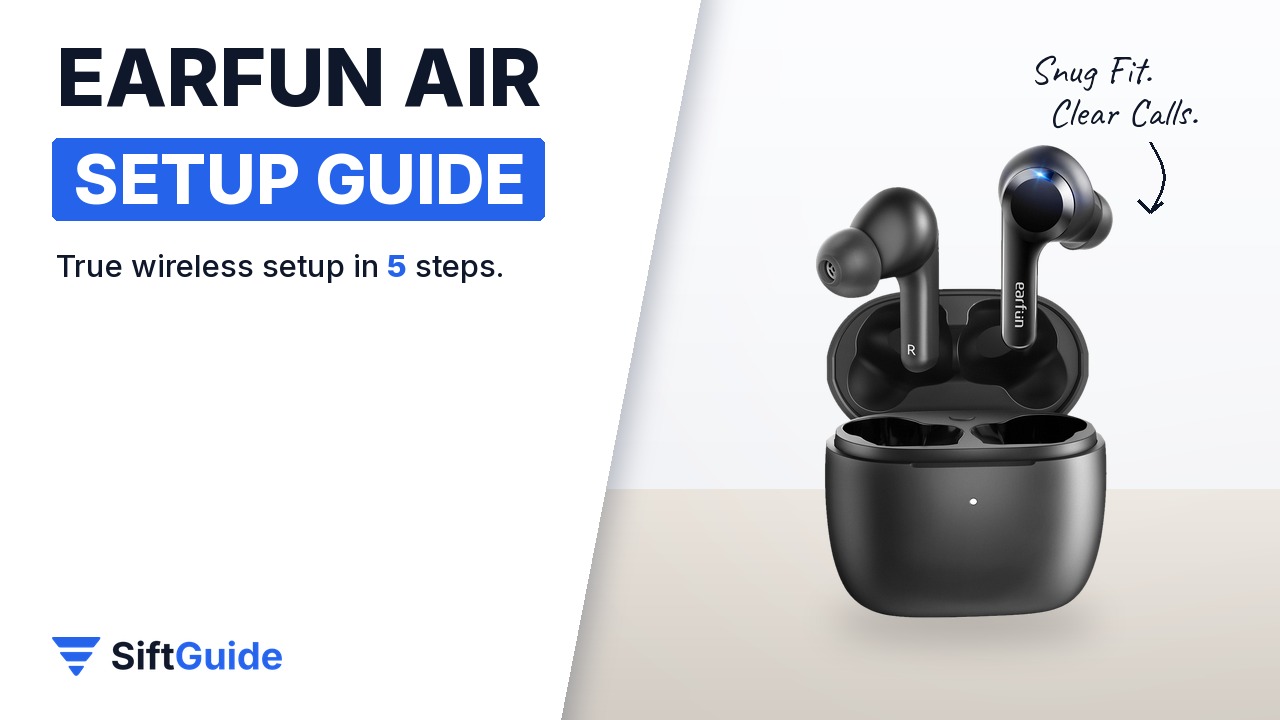 How to Set Up the EarFun Air Wireless Earbuds (Black): Pairing, Fit, Controls and Charging
