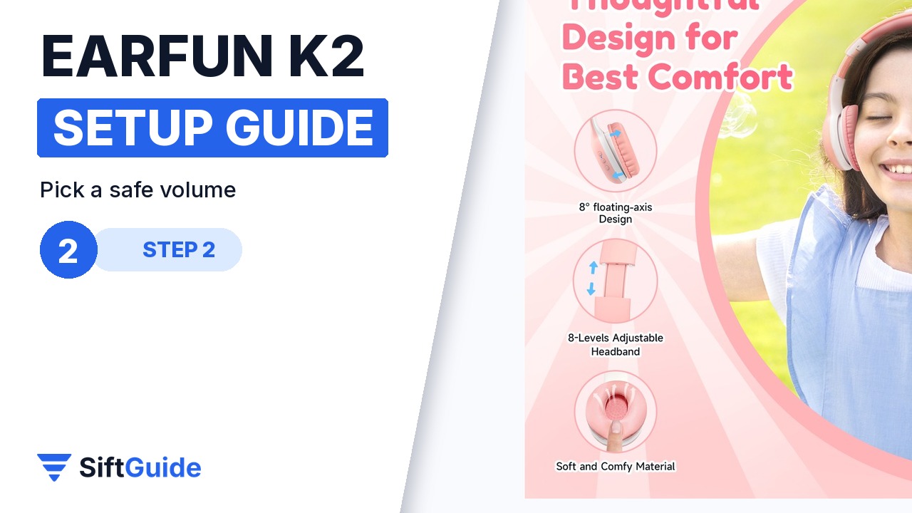 EarFun K2 volume limits 85 dB study mode and 94 dB travel mode