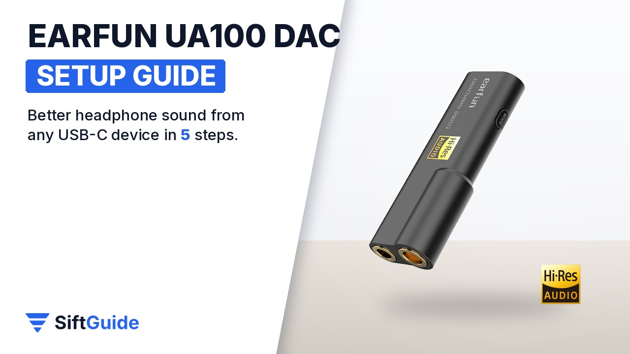 How to Set Up the EarFun UA100 Portable USB DAC in 5 Steps
