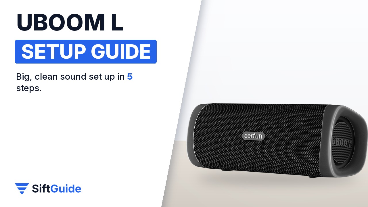 How to Set Up the EarFun UBOOM L Bluetooth Speaker: Charging, Pairing, Sound Modes and Stereo