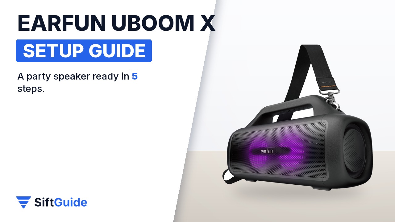 How to Set Up the EarFun UBOOM X Party Speaker in 5 Steps
