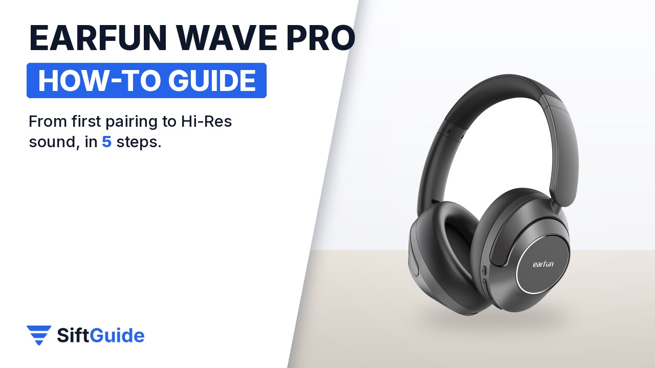 How to Set Up the EarFun Wave Pro Headphones: Pairing, ANC, LDAC and Multipoint (5 Steps)