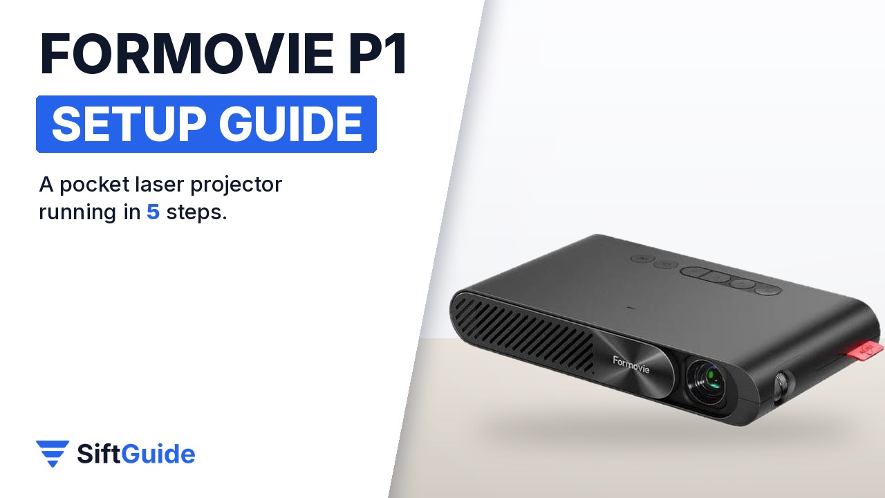How to Set Up the Formovie P1 Pocket Laser Projector in 5 Steps
