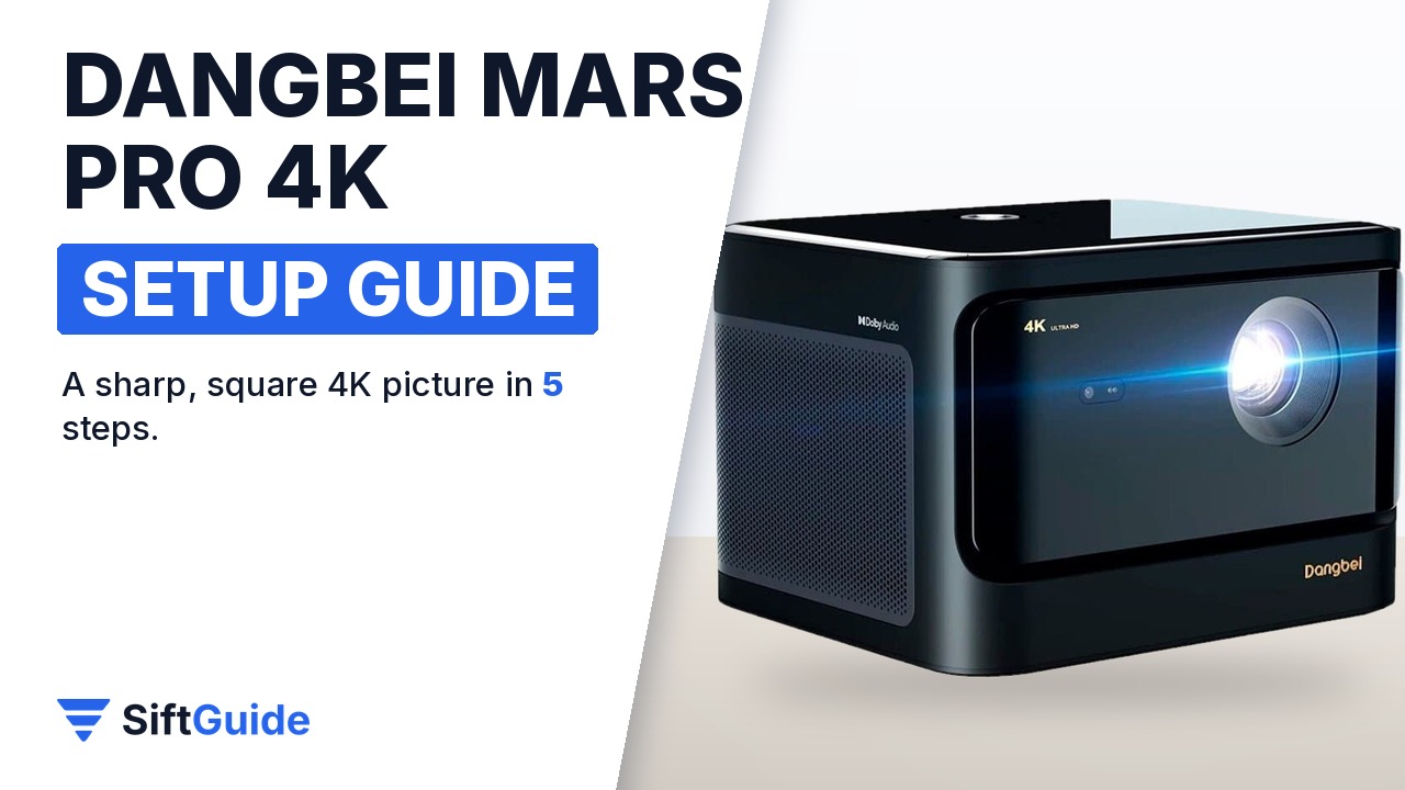 How to Set Up the Dangbei Mars Pro 4K Laser Projector: Distance, Remote, Auto Focus and Apps (5 Steps)