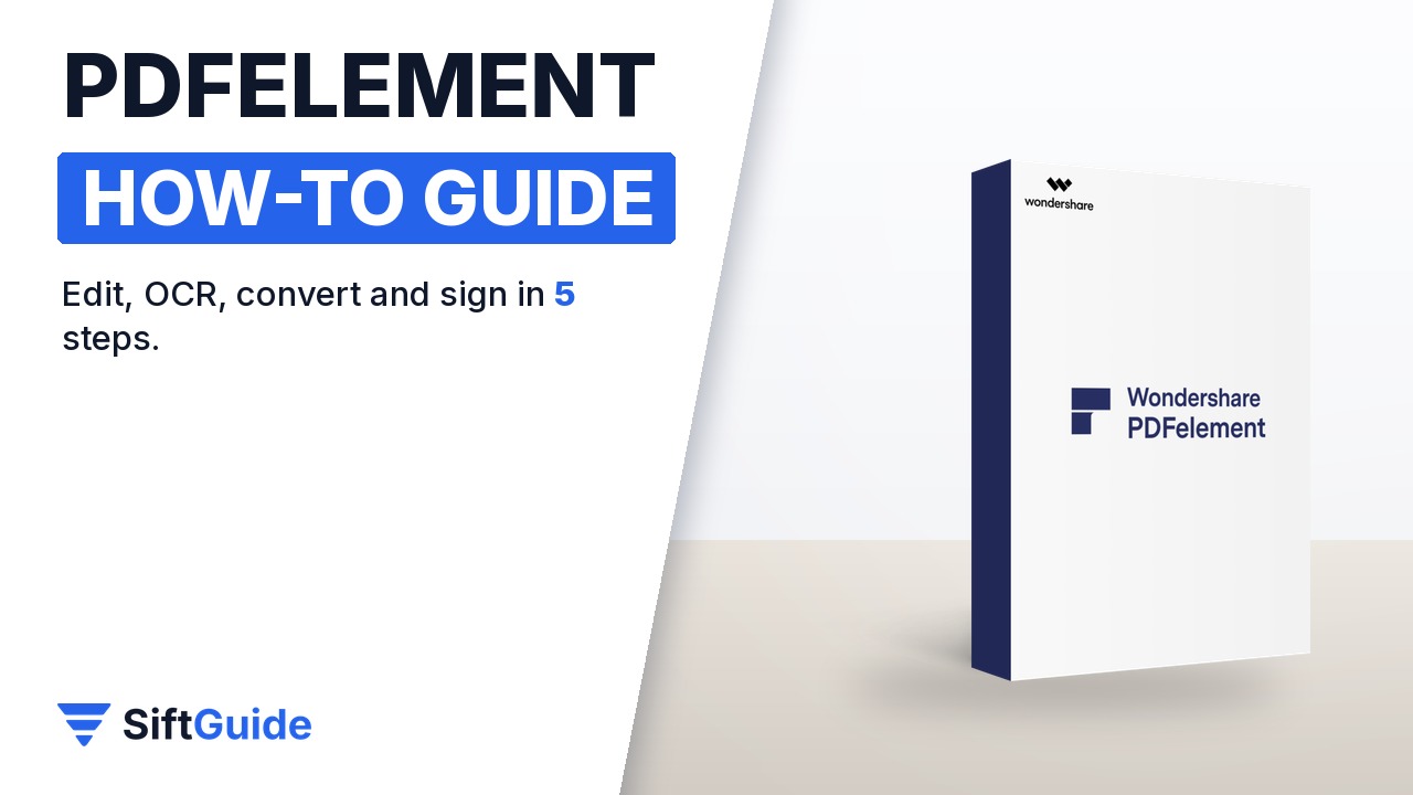 How to Use Wondershare PDFelement: Open, Edit, OCR, Convert and Compress a PDF