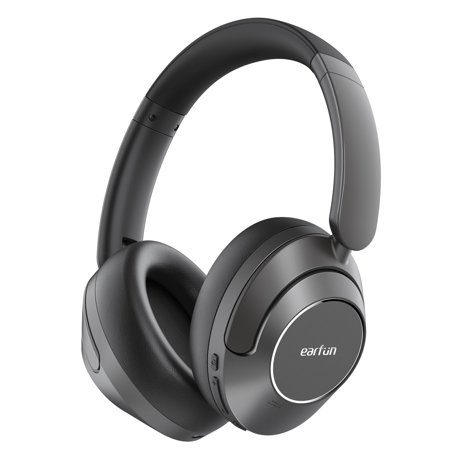 EarFun Wave Pro over-ear ANC headphones in Black, official EarFun product image
