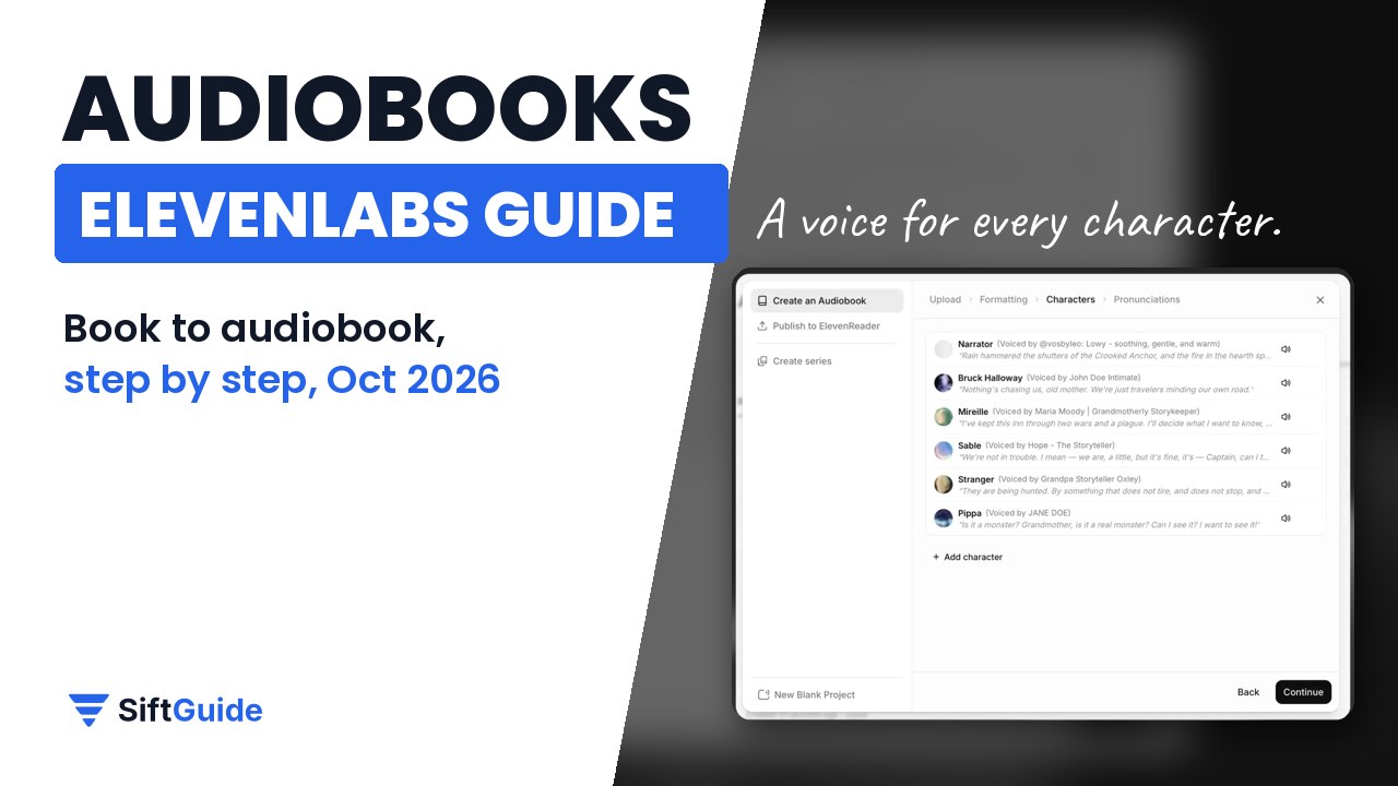 How to make an audiobook with ElevenLabs, 2026 guide