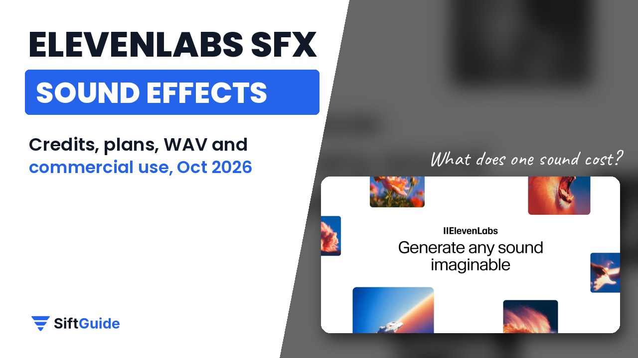 ElevenLabs Sound Effects pricing and plans, 2026