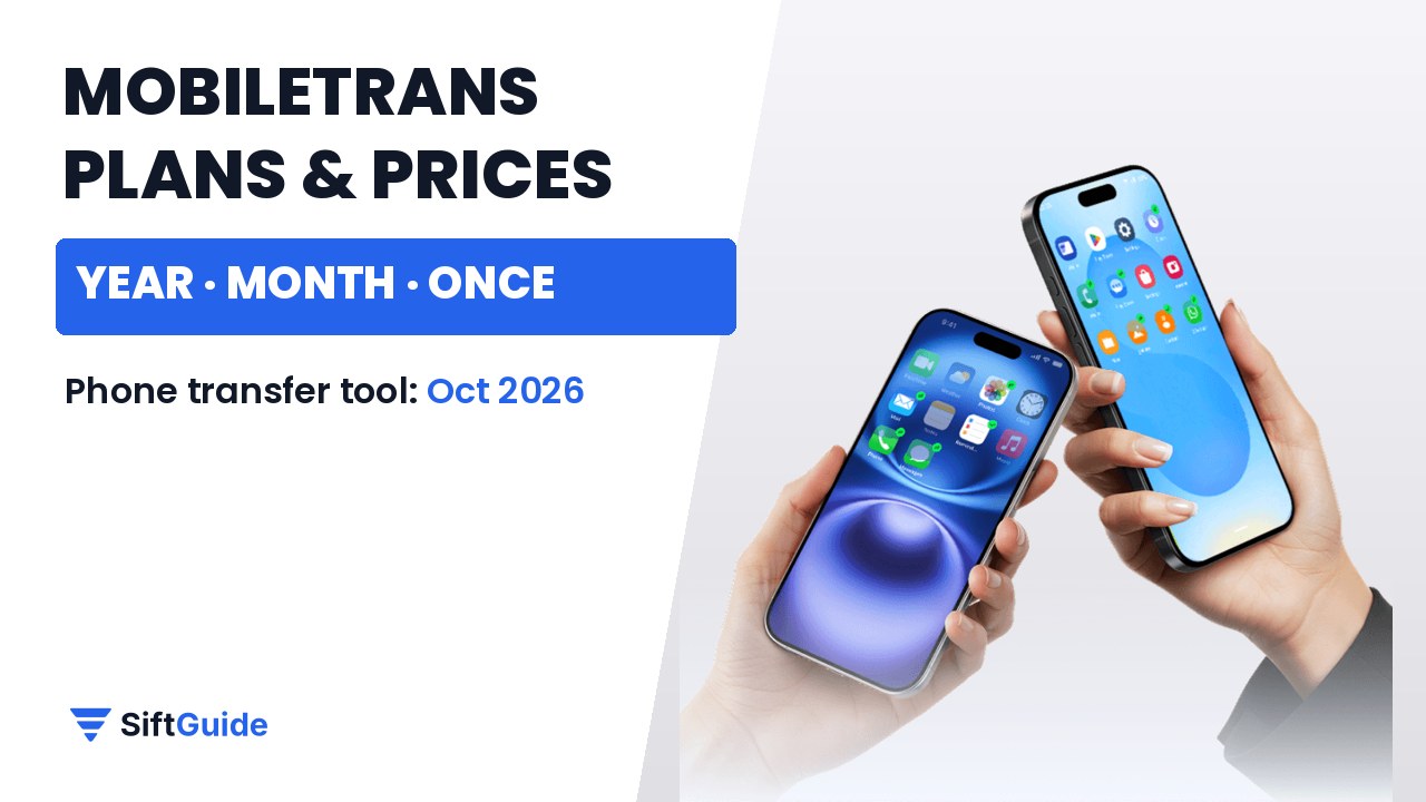 MobileTrans plans and prices 2026: Yearly vs Monthly vs Perpetual, SiftGuide guide