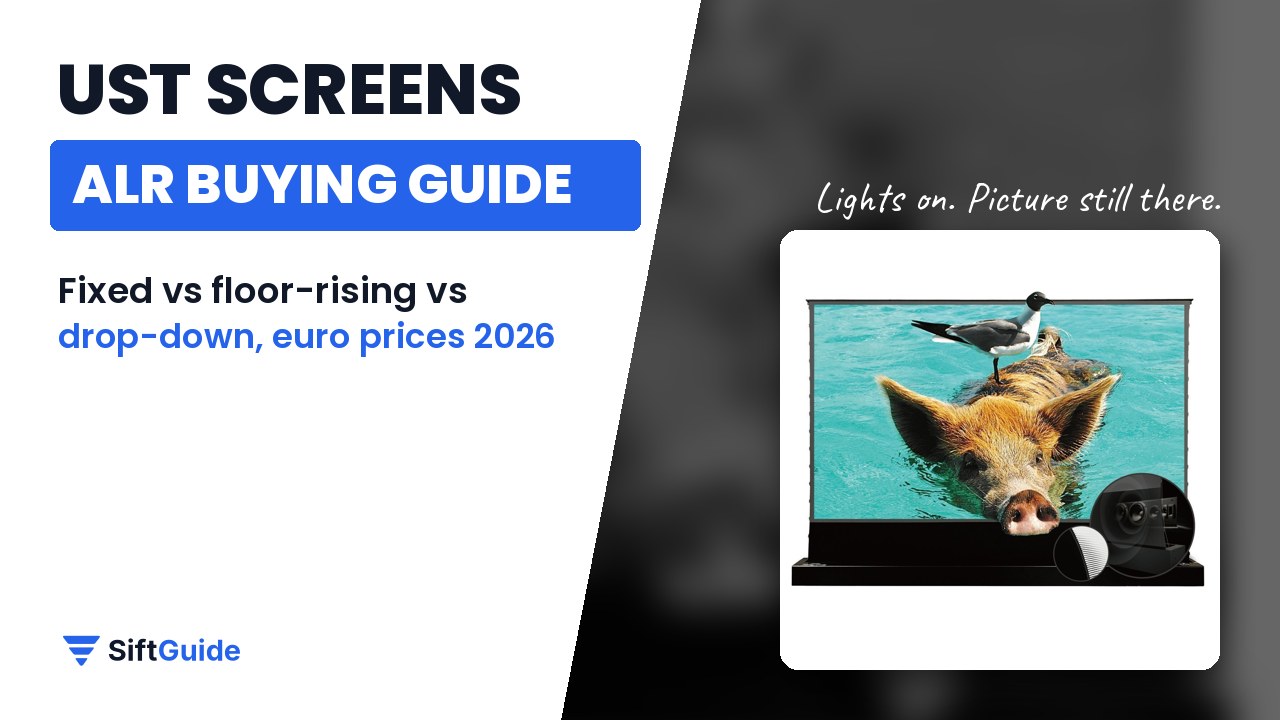 ALR screens for ultra short throw projectors, buying guide 2026