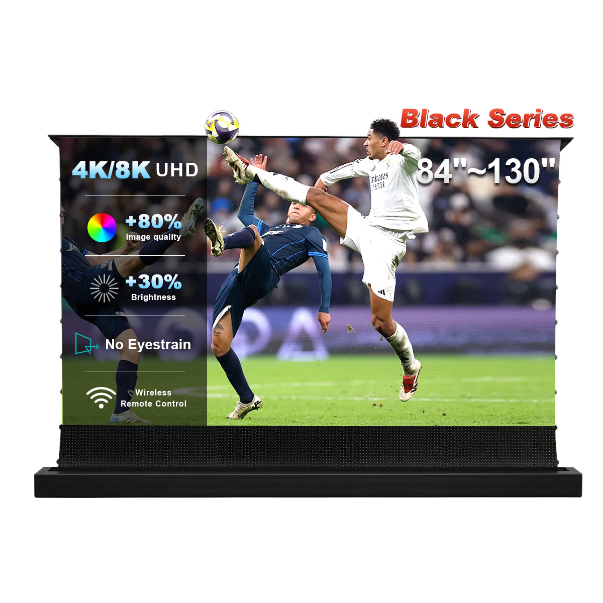 NothingProjector Black Series 95% ALR Motorized Floor Rising (84 to 130 inches)