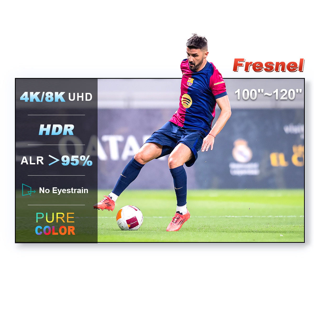 NothingProjector Fresnel screen for UST (100 or 120 inches)