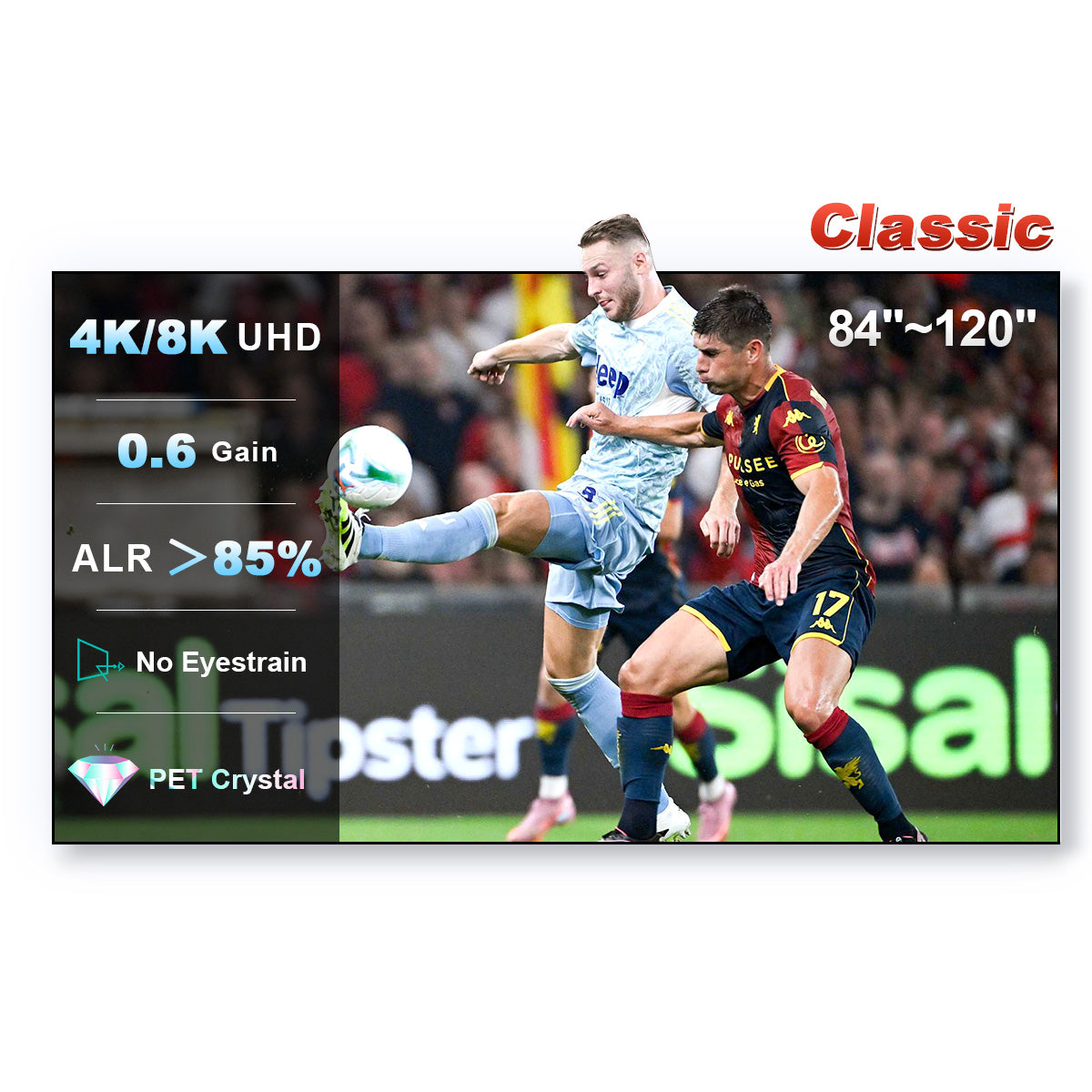 NothingProjector PET Crystal Classic 85% ALR (84 to 120 inches)