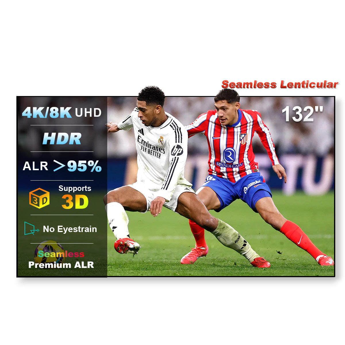 NothingProjector Black Series 132-inch Seamless Lenticular 95% ALR