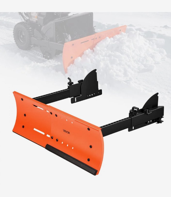 VEVOR TC7116 snow plow kit for snowblowers, 559 to 813 mm adjustable steel blade, official product image