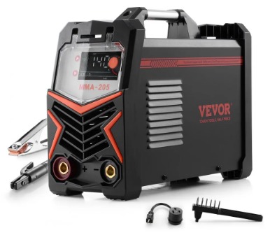 VEVOR MMA-205 2-in-1 stick and lift TIG welder with LED display, official product image