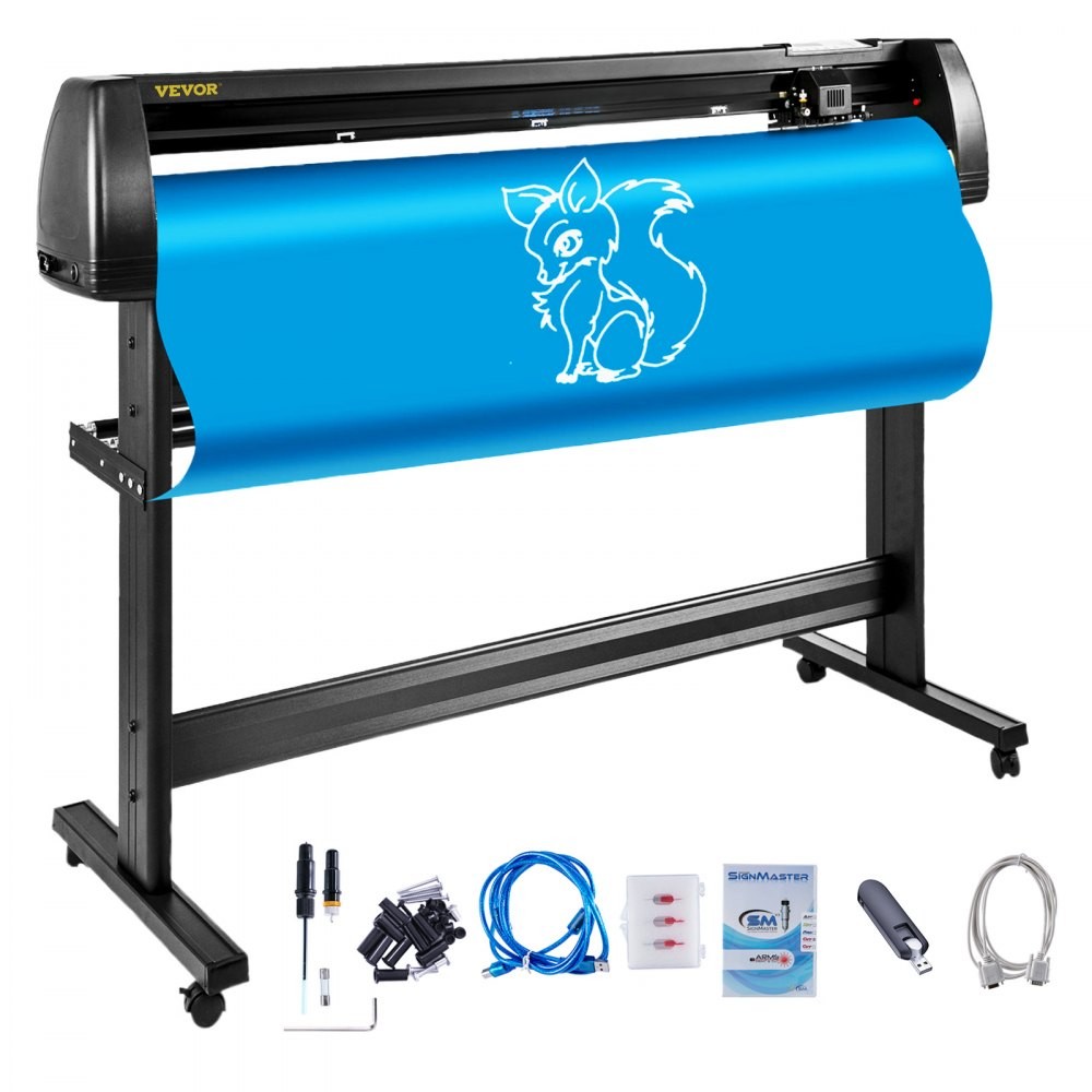 VEVOR KI-1350A 53 inch vinyl cutter plotter on a stand, official product image