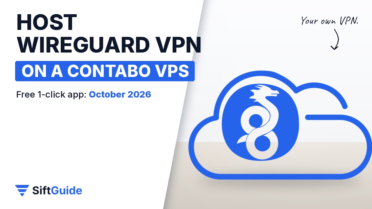 Host a WireGuard VPN on a Contabo VPS, SiftGuide guide